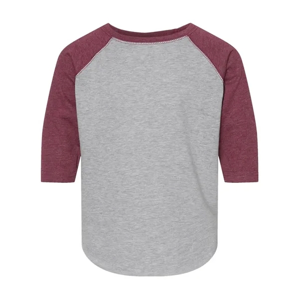 Rabbit Skins Fine Jersey Toddler 3/4 Sleeve Baseball T-Shirt, blank.... from ASI 84358 S&S Activewear