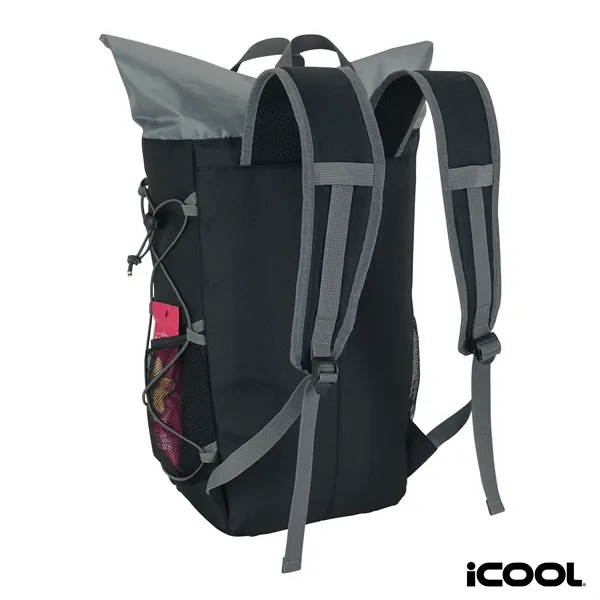 Cooler backpack made with ripstop fabric and PEVA lining in large... from ASI 67866 Logomark/Valumark