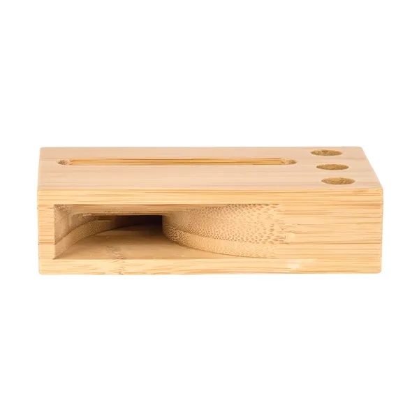 Allegra Bamboo Phone Stand & Amplifier... from ASI 67866 Logomark/Valumark