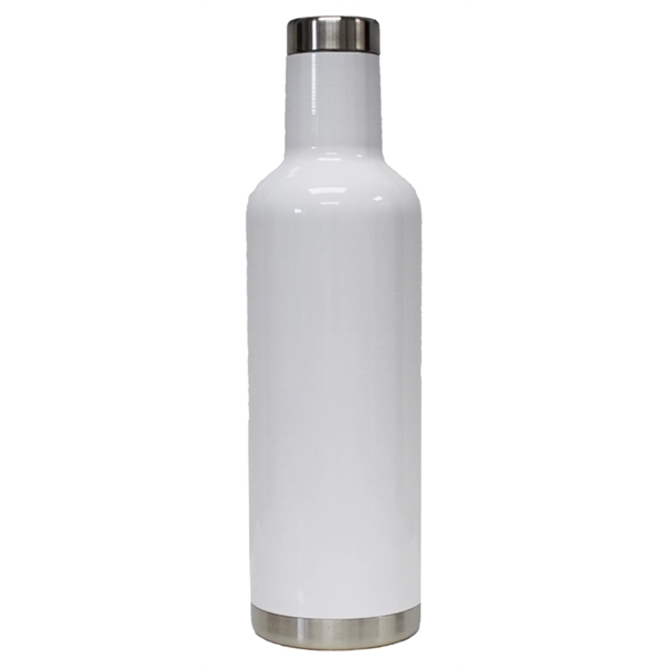 25 oz. double-wall insulated Stainless Wine Bottle. Includes screw on, spill-resistant... from ASI 73871 Next Promotions LLC