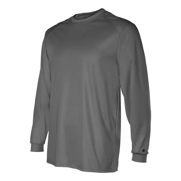 Long sleeve t-shirt with moisture managing. Blank product.... from ASI 84358 S&S Activewear