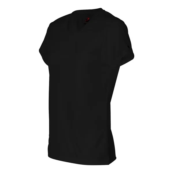 Women's short sleeve t-shirt with moisture management /anti-microbial fabric. Blank.... from ASI 84358 S&S Activewear