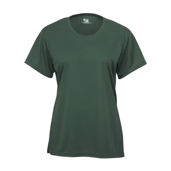 Women's short sleeve t-shirt with moisture management /anti-microbial fabric. Blank.... from ASI 84358 S&S Activewear