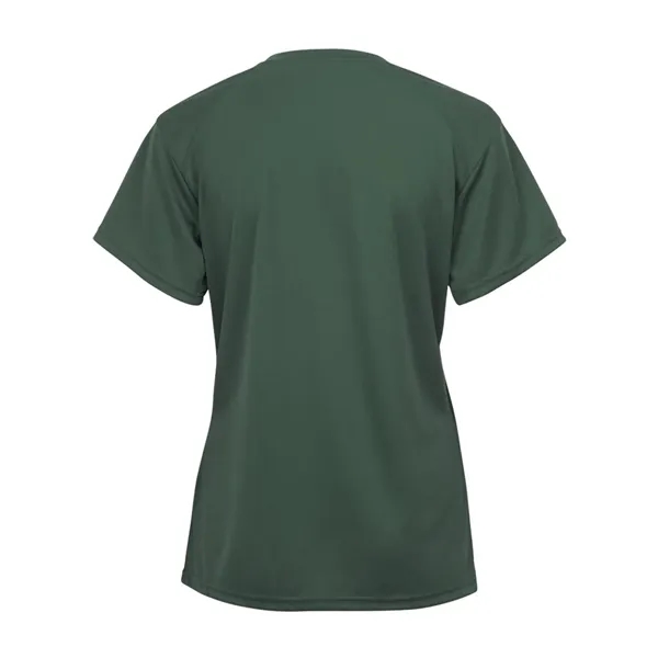 Women's short sleeve t-shirt with moisture management /anti-microbial fabric. Blank.... from ASI 84358 S&S Activewear