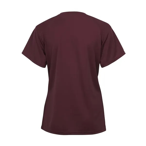 Women's short sleeve t-shirt with moisture management /anti-microbial fabric. Blank.... from ASI 84358 S&S Activewear