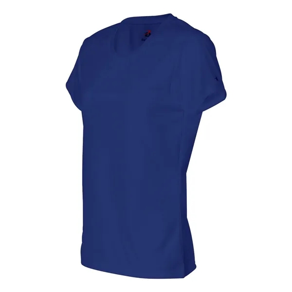 Women's short sleeve t-shirt with moisture management /anti-microbial fabric. Blank.... from ASI 84358 S&S Activewear