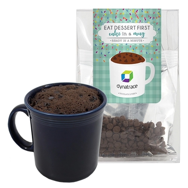 Mug Cake Tote Box. Item size: 3.75"L x 2.25"W x 7.5"H.... from ASI 71685 Midnite Snax®