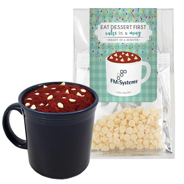 Mug Cake Tote Box. Item size: 3.75"L x 2.25"W x 7.5"H.... from ASI 71685 Midnite Snax®