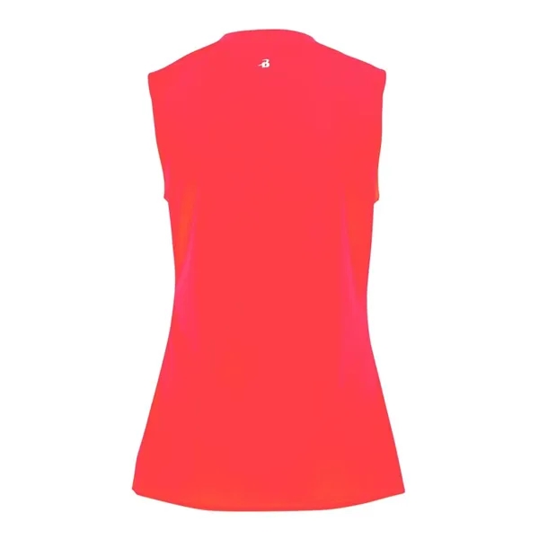 Women's sleeveless sporty t-shirt with moisture management fabric. Blank product.... from ASI 84358 S&S Activewear