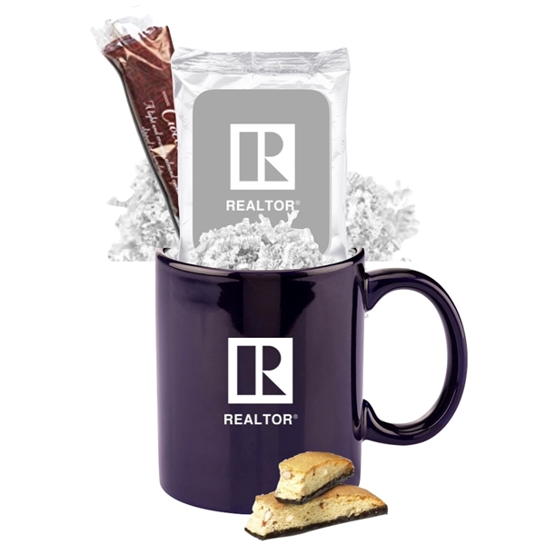 Custom Coffee or Cocoa Mug with Cookie... from ASI 89971 Stuff A Mug