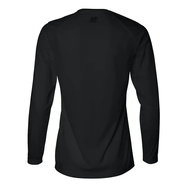 Women's long sleeve t-shirt with moisture management fabric. Blank product.... from ASI 84358 S&S Activewear