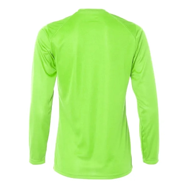 Women's long sleeve t-shirt with moisture management fabric. Blank product.... from ASI 84358 S&S Activewear