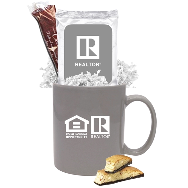 Custom Coffee or Cocoa Mug with Cookie... from ASI 89971 Stuff A Mug