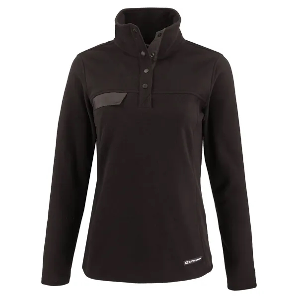 Cutter & Buck Woodland Recycled Fleece Womens Snap Pullover... from ASI 47965 Cutter & Buck