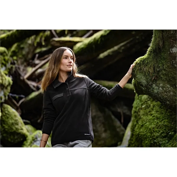 Cutter & Buck Woodland Recycled Fleece Womens Snap Pullover... from ASI 47965 Cutter & Buck