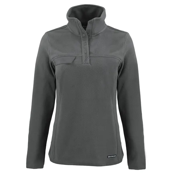 Cutter & Buck Woodland Recycled Fleece Womens Snap Pullover... from ASI 47965 Cutter & Buck