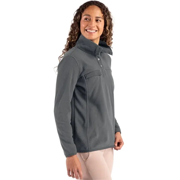 Cutter & Buck Woodland Recycled Fleece Womens Snap Pullover... from ASI 47965 Cutter & Buck