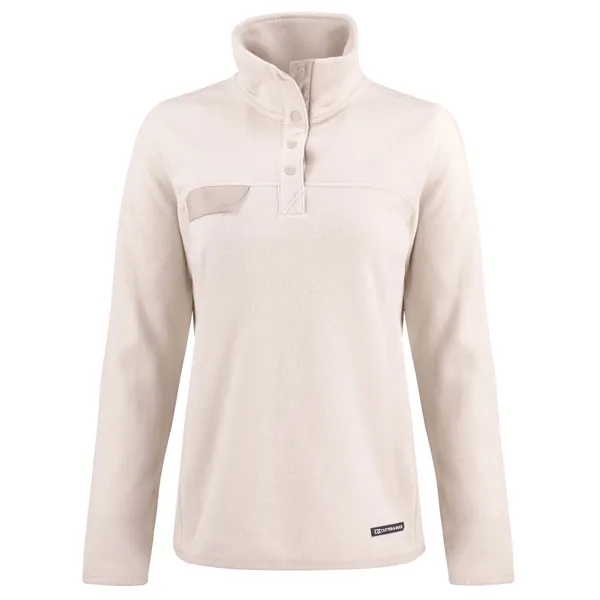 Cutter & Buck Woodland Recycled Fleece Womens Snap Pullover... from ASI 47965 Cutter & Buck