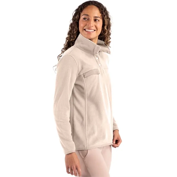 Cutter & Buck Woodland Recycled Fleece Womens Snap Pullover... from ASI 47965 Cutter & Buck