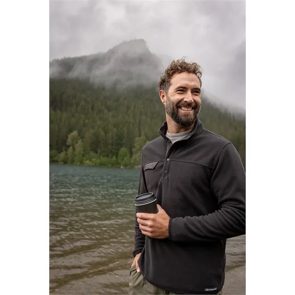 Cutter & Buck Woodland Recycled Fleece Mens Snap Pullover... from ASI 47965 Cutter & Buck