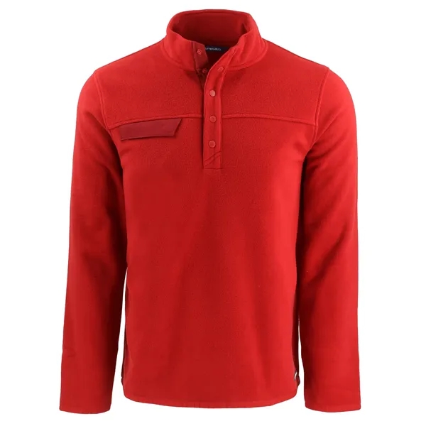 Cutter & Buck Woodland Recycled Fleece Mens Snap Pullover... from ASI 47965 Cutter & Buck