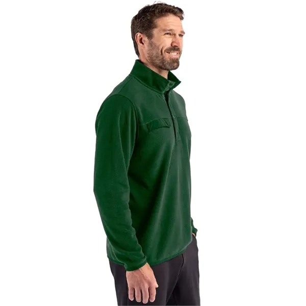 Cutter & Buck Woodland Recycled Fleece Mens Snap Pullover... from ASI 47965 Cutter & Buck