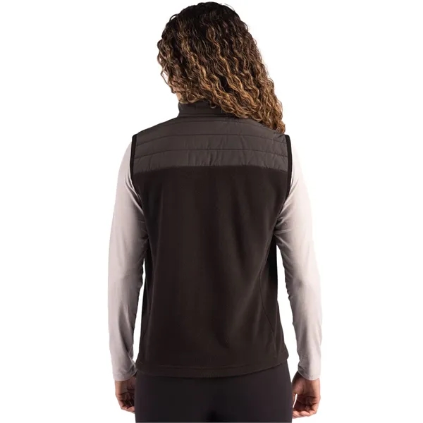 Cutter & Buck Woodland Recycled Fleece Womens Hybrid Vest... from ASI 47965 Cutter & Buck