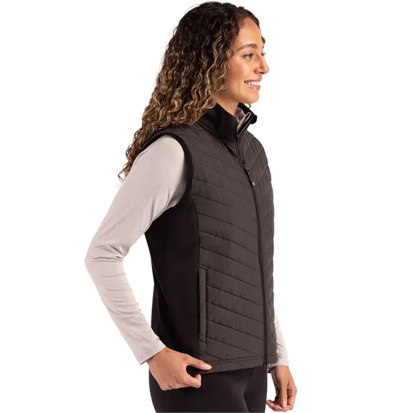 Cutter & Buck Woodland Recycled Fleece Womens Hybrid Vest... from ASI 47965 Cutter & Buck