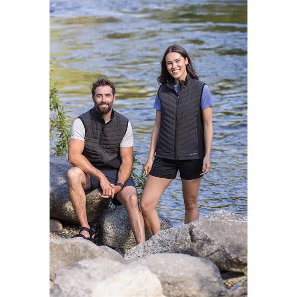 Cutter & Buck Woodland Recycled Fleece Womens Hybrid Vest... from ASI 47965 Cutter & Buck