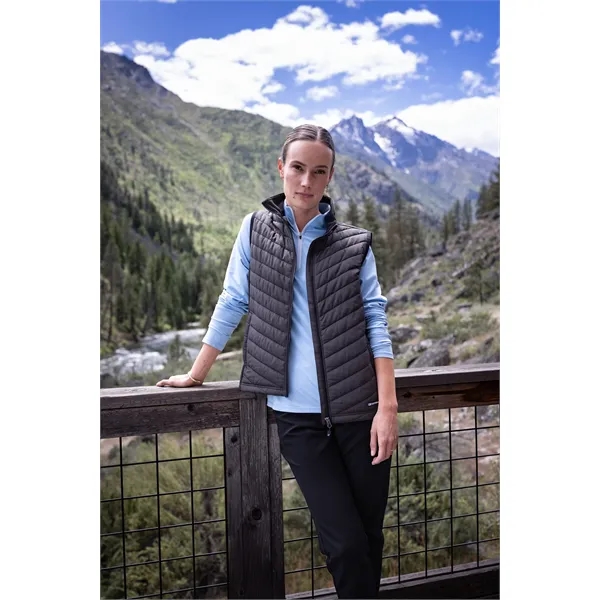 Cutter & Buck Woodland Recycled Fleece Womens Hybrid Vest... from ASI 47965 Cutter & Buck