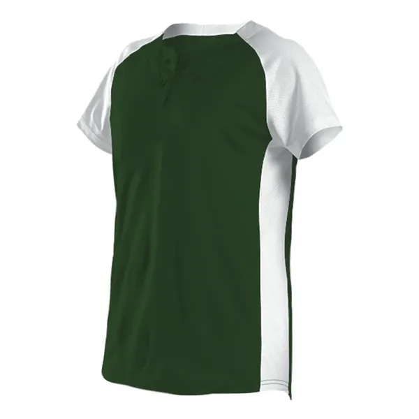 Women's Two Button Fastpitch Jersey... from ASI 84358 S&S Activewear