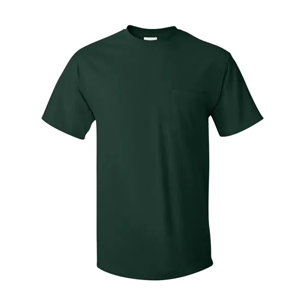 100% ComfortSoft® cotton T-shirt with a pocket, tag-free neck label, and... from ASI 84358 S&S Activewear