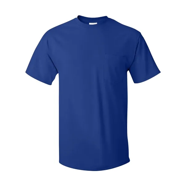 100% ComfortSoft® cotton T-shirt with a pocket, tag-free neck label, and... from ASI 84358 S&S Activewear