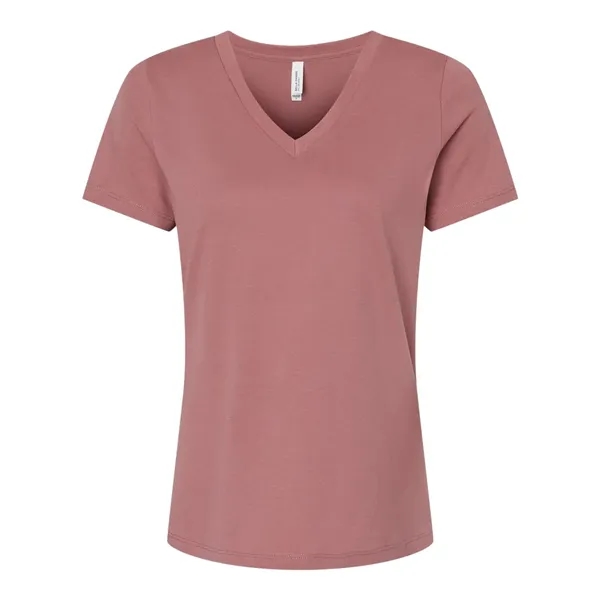V-neck t-shirt with flattering true women's fit. Blank product.... from ASI 84358 S&S Activewear