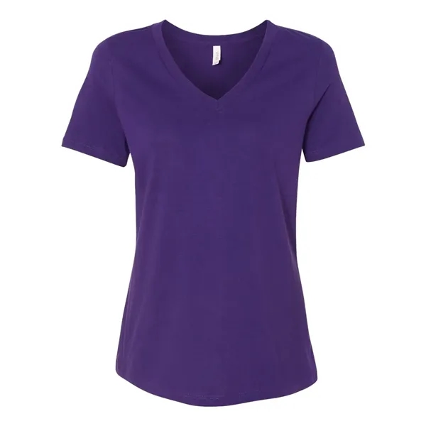 V-neck t-shirt with flattering true women's fit. Blank product.... from ASI 84358 S&S Activewear