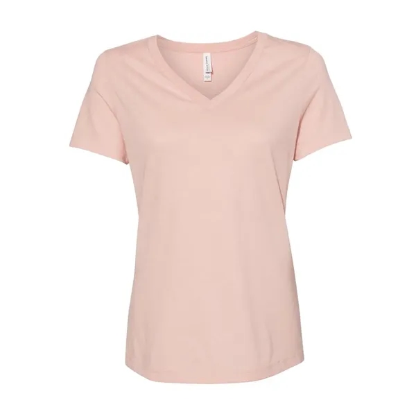 BELLA + CANVAS Women's Relaxed Heather CVC V-Neck Tee... from ASI 84358 S&S Activewear