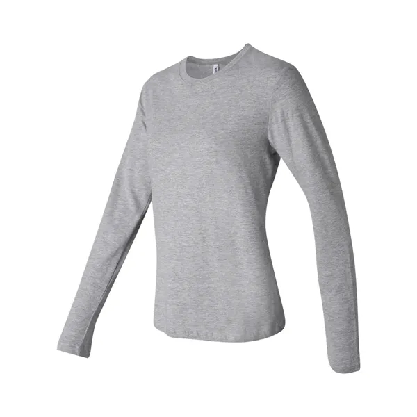 Women's long sleeve crewneck jersey t-shirt. Blank product.... from ASI 84358 S&S Activewear
