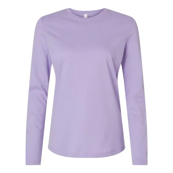 Women's long sleeve crewneck jersey t-shirt. Blank product.... from ASI 84358 S&S Activewear