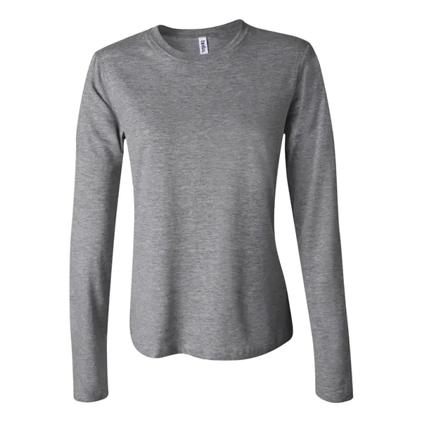 Women's long sleeve crewneck jersey t-shirt. Blank product.... from ASI 84358 S&S Activewear