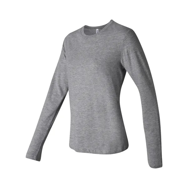 Women's long sleeve crewneck jersey t-shirt. Blank product.... from ASI 84358 S&S Activewear