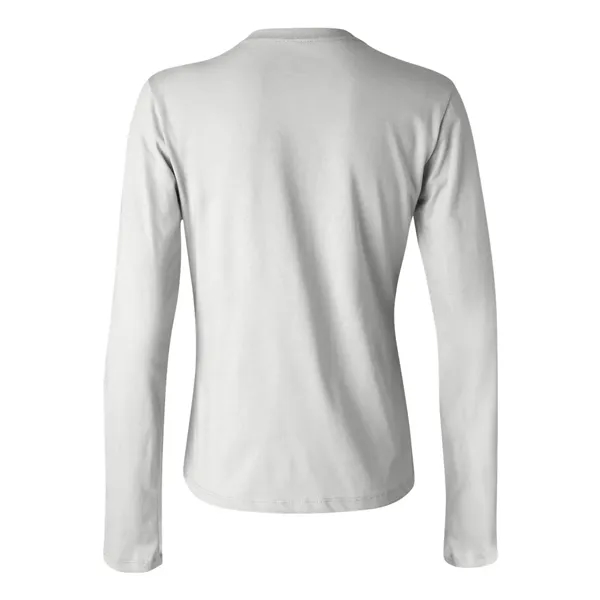 Women's long sleeve crewneck jersey t-shirt. Blank product.... from ASI 84358 S&S Activewear