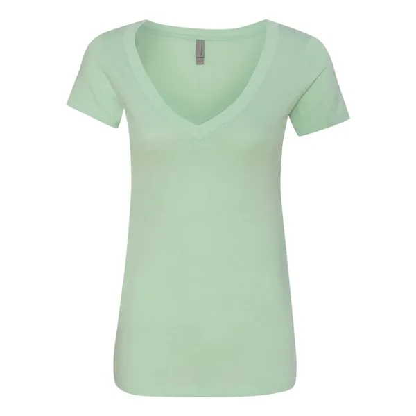 Women's CVC Deep V-Neck T-Shirt, blank.... from ASI 84358 S&S Activewear