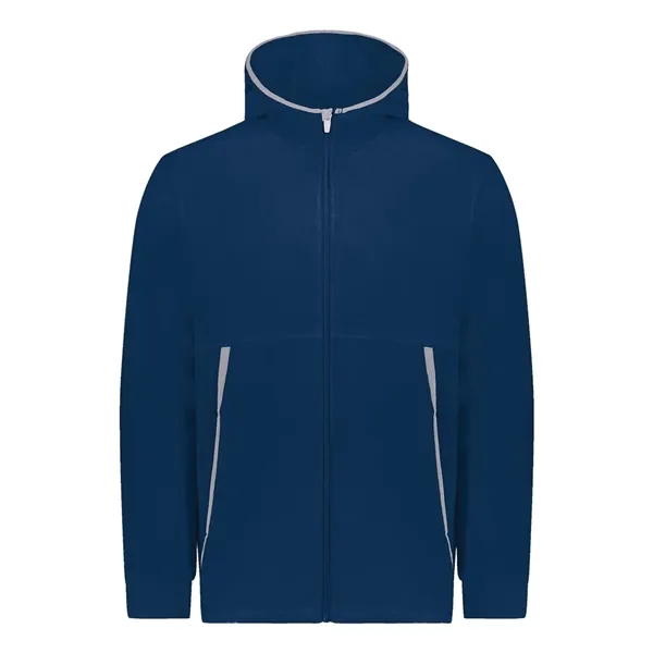 Augusta Sportswear Youth Polar Fleece Hooded Full-Zip Jacket... from ASI 84358 S&S Activewear