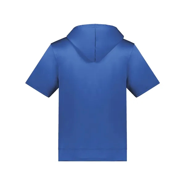 Augusta Sportswear Fleece Short Sleeve Hooded Pullover... from ASI 84358 S&S Activewear