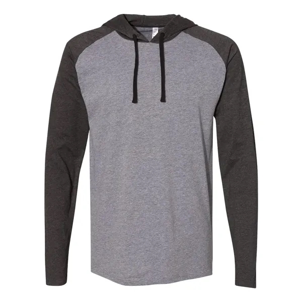 Fine Jersey Long Sleeve Hooded Raglan T-Shirt... from ASI 84358 S&S Activewear