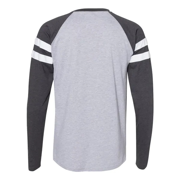 Fine Jersey Long Sleeve Mash Up Tee... from ASI 84358 S&S Activewear