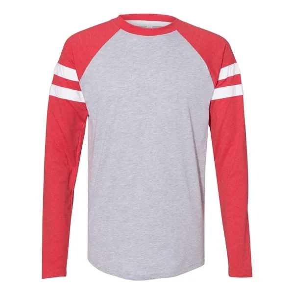 Fine Jersey Long Sleeve Mash Up Tee... from ASI 84358 S&S Activewear