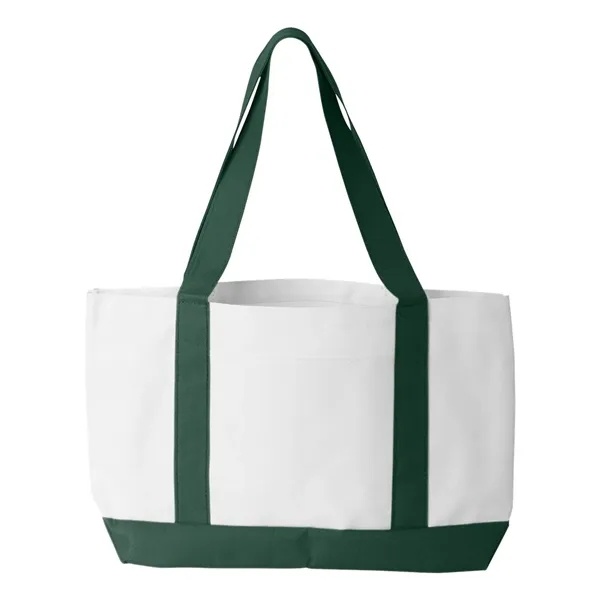Nylon two-toned tote bag. Blank product.... from ASI 84358 S&S Activewear
