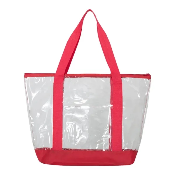 Clear PVC boat tote with colored accents.... from ASI 84358 S&S Activewear