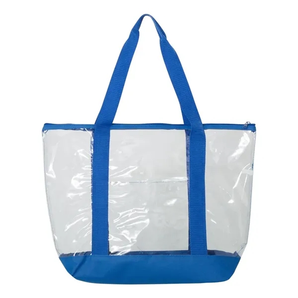 Clear PVC boat tote with colored accents.... from ASI 84358 S&S Activewear